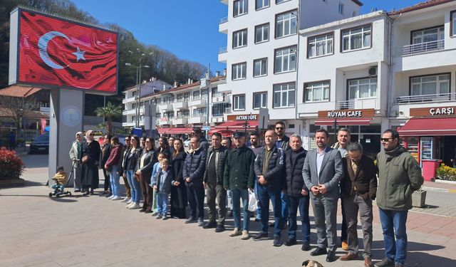 Abana’da öğretmenlerden şiddete tepki