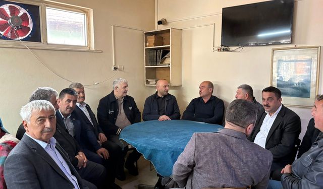 AK Parti Heyeti Mescit Köyü’nde: Tarım Kredi Genel Kurulunda Yoğun İlgi