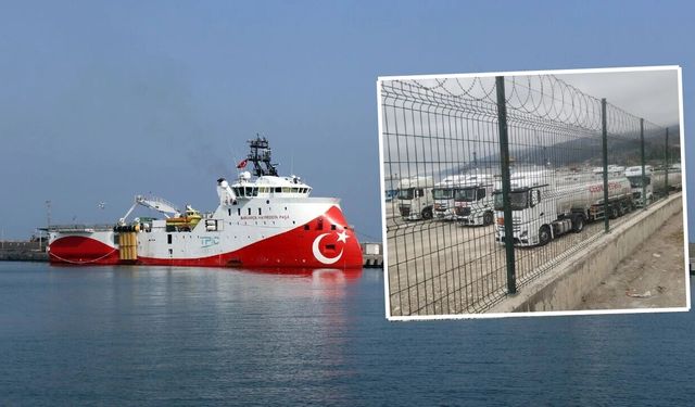 Barbaros Hayreddin Paşa Gemisine yakıt takviyesi İnebolu’dan yapıldı