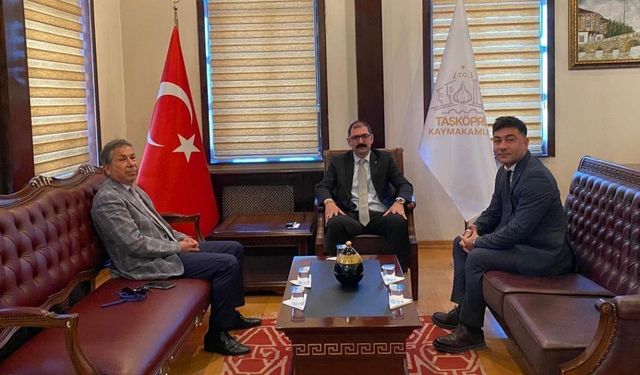 Eğitim gündemi masadaydı: Taşköprü’deki ziyaret dikkat çekti