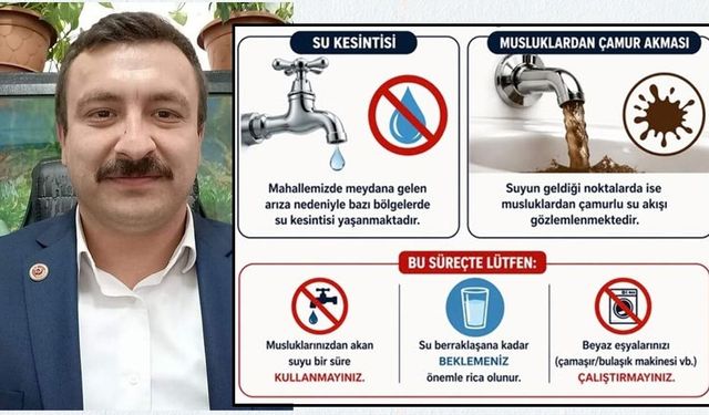 Kastamonu'da su kesintisi: Muhtardan vatandaşlara kritik uyarı!