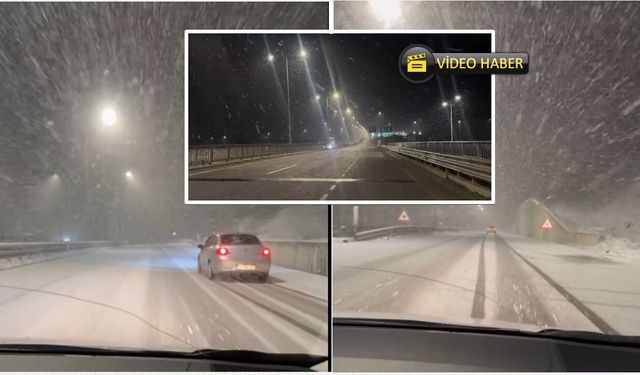 Kastamonu’ya lapa lapa kar yağıyor!