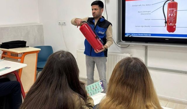 Kastamonu AFAD Taşköprü’de öğrencileri afetlere karşı hazırladı