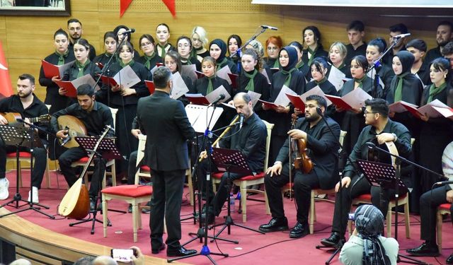Kastamonu Üniversitesi öğrencilerinin hazırladığı konser beğeni topladı