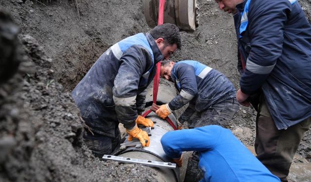 Kastamonu'da İçme Suyu Hattındaki Arıza Giderildi