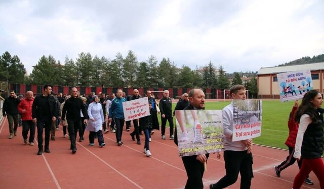Kastamonu'da sağlık için yürüdüler