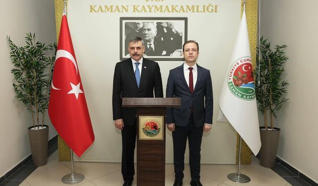 Kastamonulu kaymakam Bakan Çiftçi'yi ağırladı