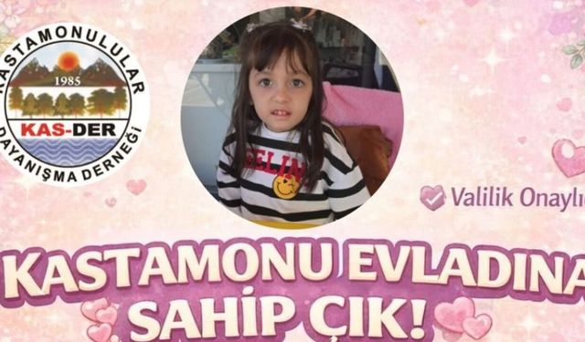 Kastamonulu Merve için umut çağrısı: 7 yaşındaki kızın tedavi süreci devam ediyor!