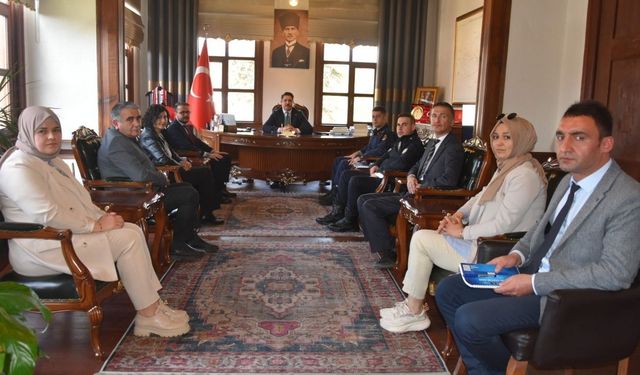 Kastamonu’nun ilçesinde eğitim için güvenlik masası kuruldu