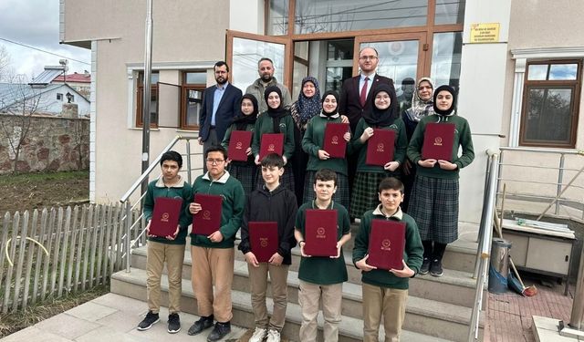 Kastamonu’nun ilçesinde hafızlık gururu yaşandı
