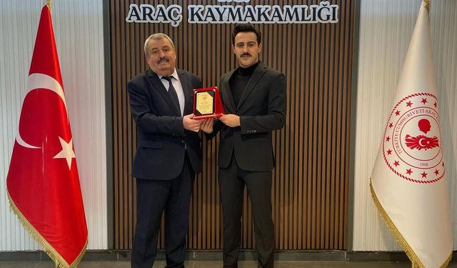 Kastamonu'nun ilçesinde Yazı İşleri Müdürü emekli oldu