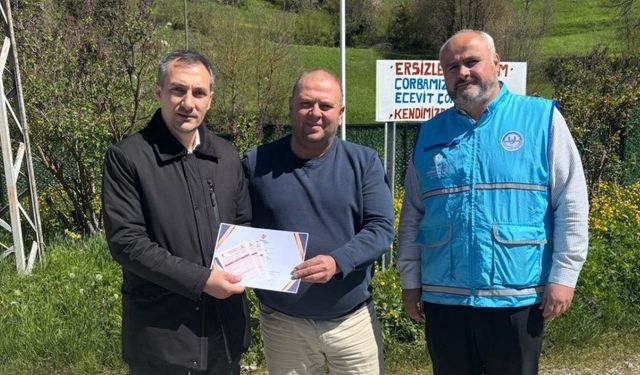 Küre’de 2026 yılının ilk kurban bağışı yapıldı
