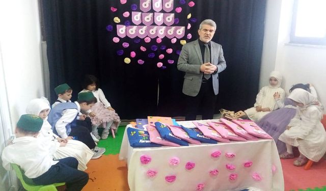 Kastamonu'da miniklerin Kuran-ı Kerim sevinci