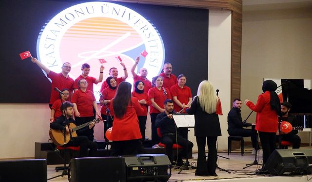 Kastamonu’da özel gereksinimli bireylerden duygulandıran 23 Nisan konseri