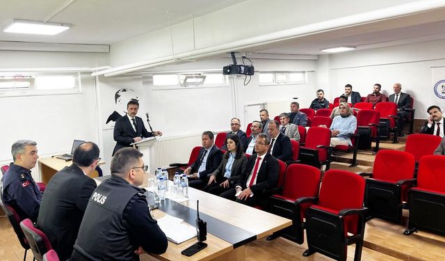 Taşköprü’de 'Güvenli Okul' için kritik toplantı