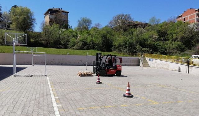 Taşköprü’de forklift eğitimiyle istihdama katkı sağlanıyor