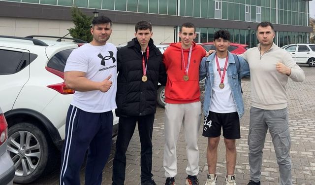 Taşköprü’nün gururu oldular: Wushu Sanda’da büyük başarı