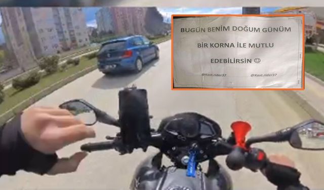 Kastamonu sokaklarında bir korna, bin mutluluk!