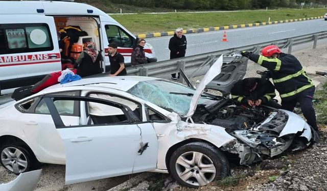 Kastamonu’da feci kaza: Ekipler bölgeye sevk edildi