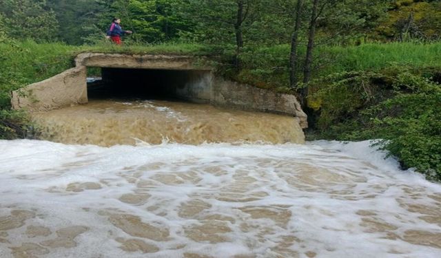 Kastamonu’da sağanak alarmı: Su seviyesi yükseldi