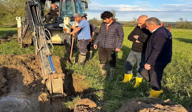 Devrekani’de su hattı krizi: Ana boru patladı