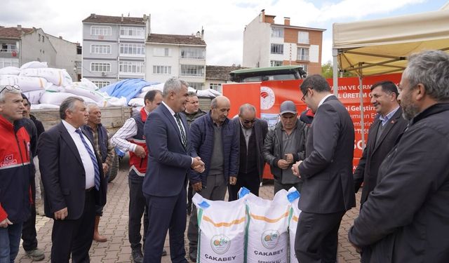 Hanönü’nde çiftçilere büyük destek: 25 ton tohum dağıtıldı