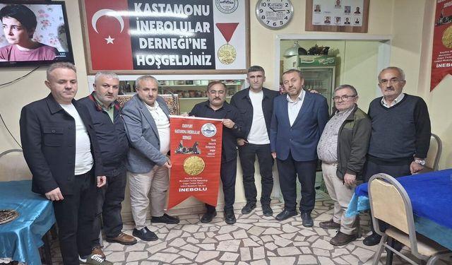 Kastamonu’da iki dernek arasında samimi buluşma