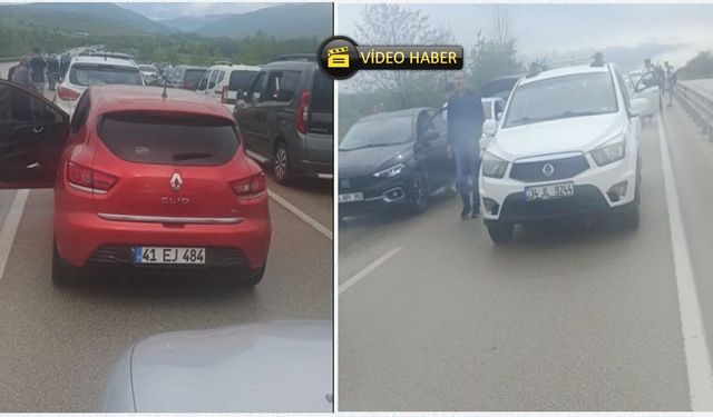 Kastamonu'da Kurban Bayramı trafiği: D100'de trafik kilitlendi!