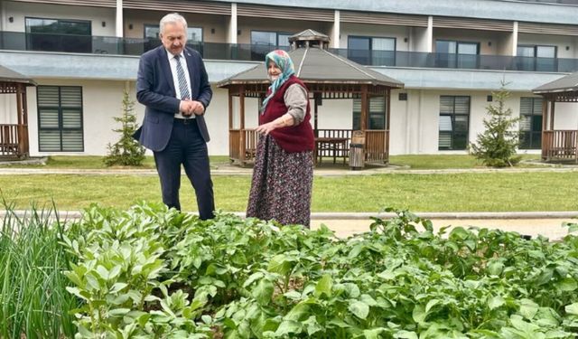 Kastamonu’da huzurevinde fideler umuda dönüştü