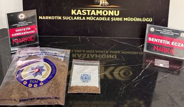Kastamonu’da narkotik operasyonu: 3 şüpheli yakalandı, 2 kişi tutuklandı