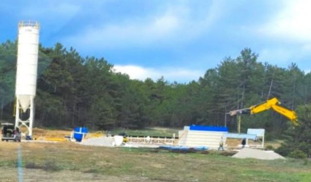 Kastamonu’da ruhsatsız beton santrali krizi: İnşaat durmadı