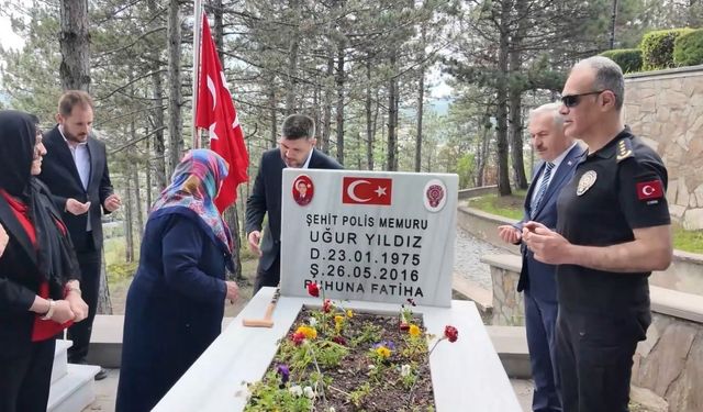 Kastamonu’da Şehit Polis Uğur Yıldız unutulmadı
