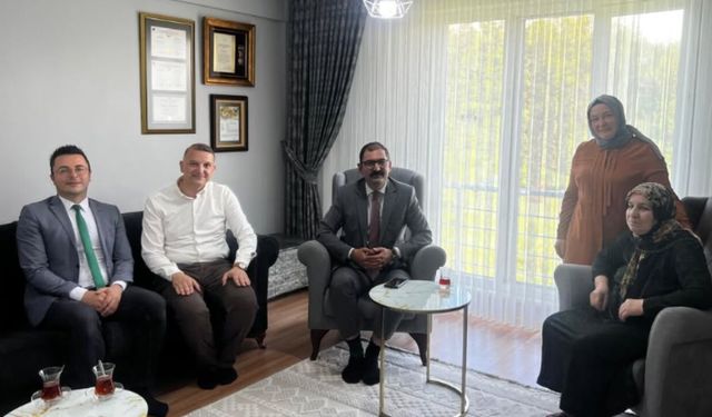 Kaymakam Demirdağ’dan şehit ailesine kurban bayramı ziyareti