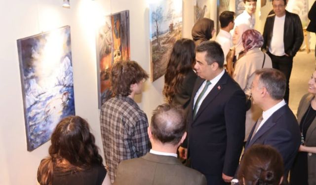Kastamonu’da sanat rüzgarı! Öğrencilerin hazırladığı sergi büyük ilgi gördü