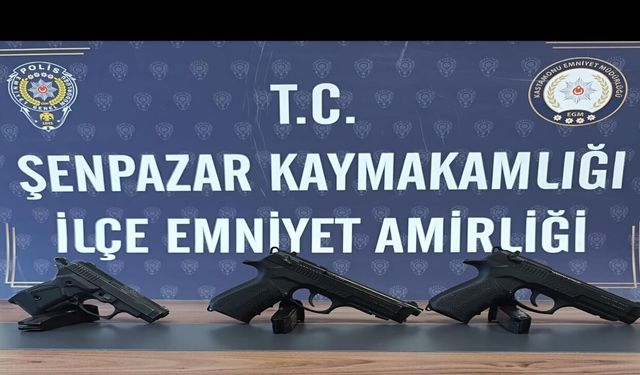 Şenpazar’da silahla ateş açan 3 şahıs yakalandı