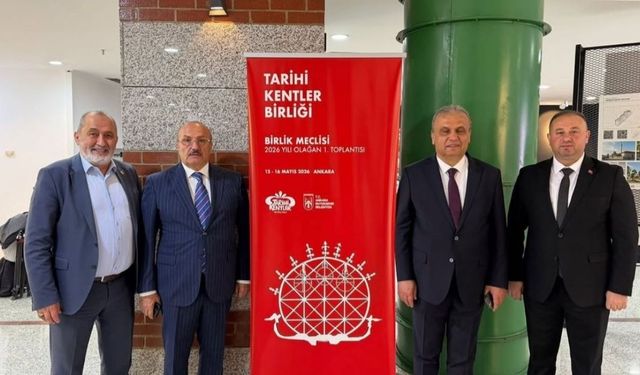 Taşköprü Belediye Başkanı Arslan Tarihi Kentler Birliği toplantısına katıldı