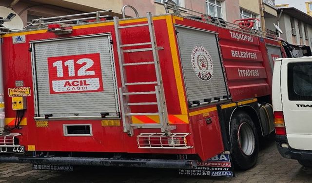Taşköprü’de yangın: Facianın eşiğinden dönüldü