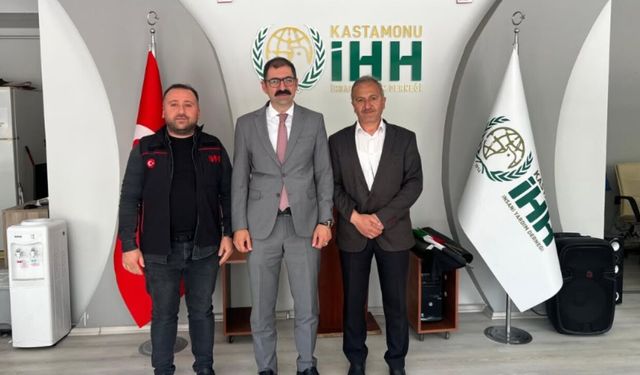 Taşköprü’de anlamlı ziyaret: Kaymakam Demirdağ İHH ile bir araya geldi