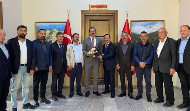 Taşköprü’de muhtarlardan Kaymakam Demirdağ’a ziyaret
