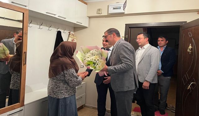 Taşköprü’de şehit annesi unutulmadı: Anlamlı ziyaret
