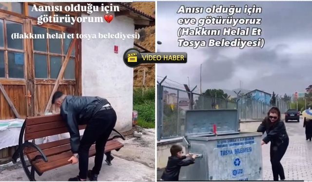 Kastamonu'da çekilen o video meşhur oldu: 'Lütfen bırakın'