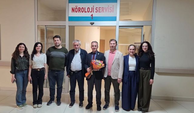 Türk Nöroloji Derneği Başkanı Kastamonu’da: Klinik çalışmaları değerlendirildi