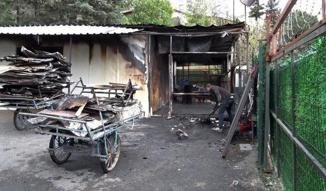 Kurban kesim alanında feci ölüm: Yanarak can verdi!