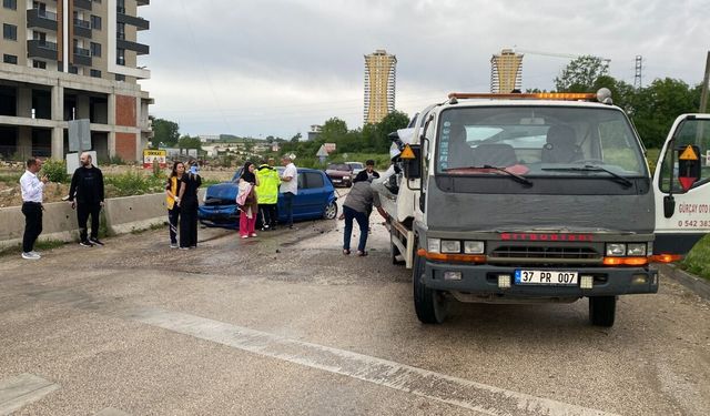 Kastamonu’da feci kaza! Kaygan yolda 5 araç birbirine girdi
