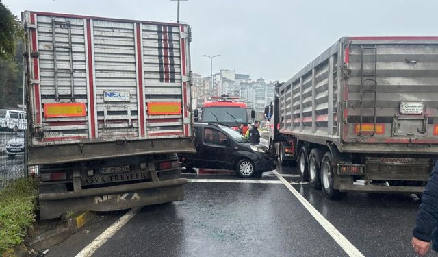 Kırmızı ışıkta facia! Tır 3 aracı biçti