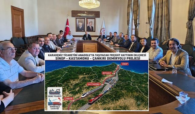 Son dakika: Kastamonu'ya demiryolu mu geliyor? Kastamonu'da kritik toplantı