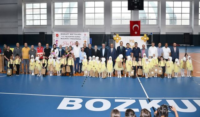Bozkurt’ta 4-6 yaş Kur’an Kursu öğrencileri için mezuniyet programı düzenlendi