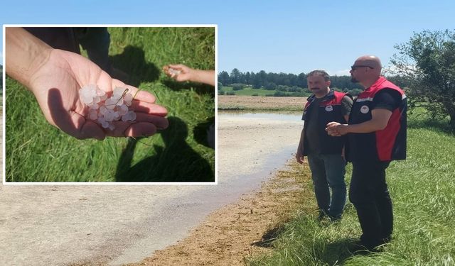 Kastamonu’da şiddetli dolu yağışı: Tarım arazilerinde hasar büyük