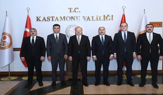 Kastamonu’da 5 ilçede kaymakamlar veda etti