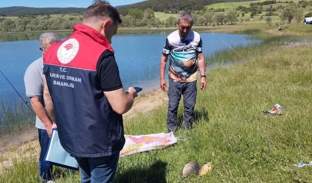 Kastamonu’da kaçak avcılığa karşı göletlerde sıkı kontrol